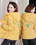 2022 New Women Parkas Winter Jacket Hooded Female Parka Warm Thicken Short Jacket  Loose Cotton Padded Basic Coat