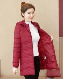 2022 New Winter Women Jacket Warm Parkas Female Thicken Long Coat Cotton Padded Parka Hooded Outwear Loose Snow Jacket 6