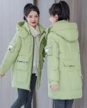 2022 New Winter Jacket Women Parka Hooded Thick Warm Long Female Snow Wear Coat Casual Outwear Down Cotton Jackets Parka