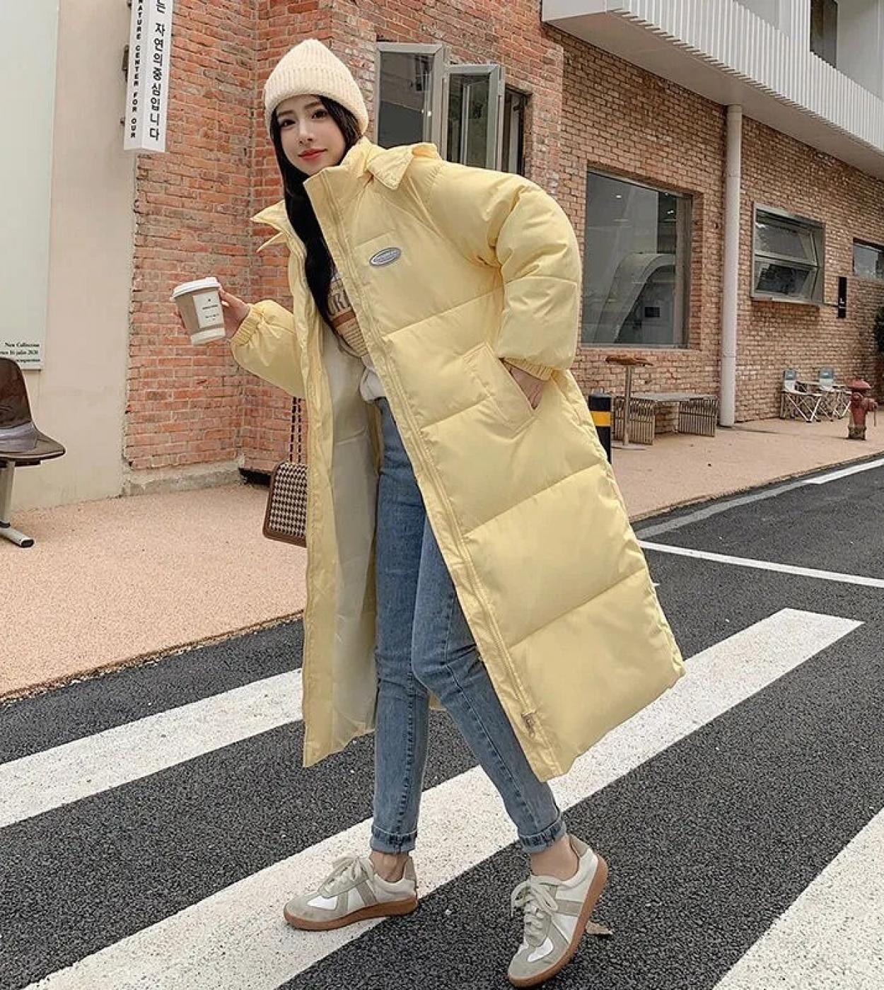 Winter Jacket 2022 New Women Parkas Hooded Thick  Down Cotton Jacket Female Long Parka Warm Loose Casual Snow Wear Outer