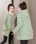  New Winter Parkas Women Jacket Long Coat Slim Female Down Cotton Parka Hooded Thick Warm Overcoat Loose Casual Jackets 