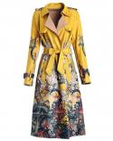 Fashion Women Suede Trench Coat 2022 New Spring Autumn Slim With Belt Windbreaker Female Ladies Overcoat Long Coat 387tr