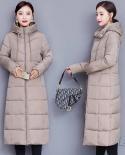 2022 New Winter Jacket Women Parkas Long Coat Hooded Casual Overcoat Female Jacket Cotton Padded Parka Oversize Outwear 