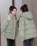 Womens Jackets Parkas 2022 New Winter Jacket Hooded Loose Cotton Padded Parka Female Casual Oversize Puffer Coat Outwea
