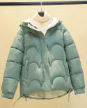 2022 New Winter Jacket Women Parkas Thick Long Sleeve Hooded Cotton Padded Parka Female Warm Snow Wear Coat Outwearparka