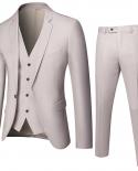 Business Casual Suit Jacket Blazers Pantalones Waistcoat Mens Groom Wedding 3 Pieces Pants Vest Custom Size Costume Hom