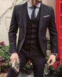 2022 New Mens Suits Men Dress Suits Business Wear Slim Fit Wedding Groom Suits 3 Piece Of Suits High Quality Men Leisure