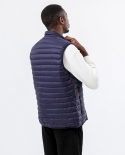 New Down Cotton Mens Vest Large Size Stand Collar Sleeveless Warm Waistcoat Autumn And Winter Vest