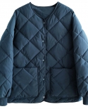 Diamond-shaped Grid Baseball Uniform Padded Womens Short Section Loose Winter Down Cotton Coat