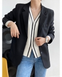 Autumn New Loose Long-sleeved Suit Jacket Female Fashion Design