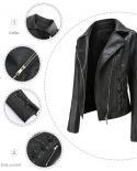 New Fashion Woven Leather Womens Strappy Jacket Womens Fashion Casual Jacket