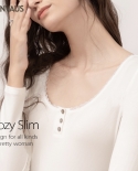 Autumn New Low-necked Lace Bottoming Shirt Wears Long-sleeved T-shirt Womens Tops