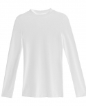Camiseta de manga larga de primavera para mujer, nueva camiseta de Modal, camisetas de Color sólido