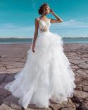 Elegant Boho Aseries Wedding Dresses 2023 Ladies Sweetheart Backless Bridal Dress Tulle Ruffle Bridal Dress Vestidos De 