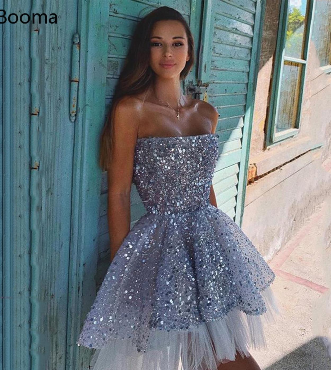 Everly Sky Blue Short A-Line Sweetheart Tiered Homecoming Dress | KissProm