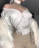 Gacvga Silver Shiny Diamond  Belts Cummerbunds Party Club Slim Women Belt Sash Luxury Belt Waist Accessories Fashion Wom