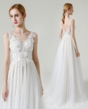 Wedding Dress Trailing New Lace Simple Atmosphere Banquet Evening Dress Female