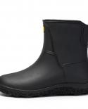 New Mens Rubber Shoes Waterproof Rain Boots New Mens Short Ankle Boots Waterproof Rianboots Antiskid Water Shoes Fishi