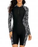 Muolux 2023 Long Sleeves One Piece Swimsuit  Surfing Suits Swimwear Women Bathing Suit Boyleg Sporty Beachwear Monokini
