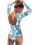Muolux Sports Swimsuits 2023 Woman Surfing Long Sleeve One Piece Swimsuit Women  Backless Monokini Bath Suits Beach Swim