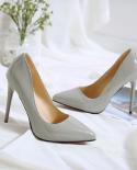 Women Pumps High Heels Shoes Woman Stiletto Pointed Toe Female  Party Shoes Office Lady Wedding Party Plus Sizewomens P