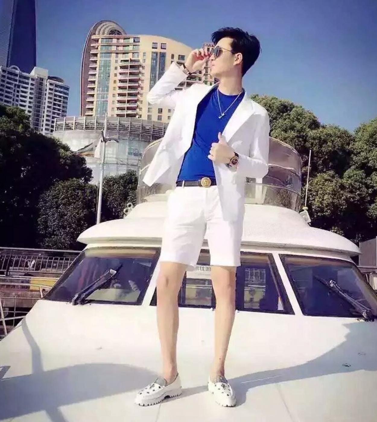 Formal Casual Mens White Jacket Shorts Pants Outfit Casual Slim Fit Summer Cool 2 Pieces Suits Set For Beach Party And 