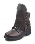  New Womens Ankle Boots Spot Zip Autumn And Winter New Hot Big Size Retro Square Head Womens Pu Leather Bootsankle Boo