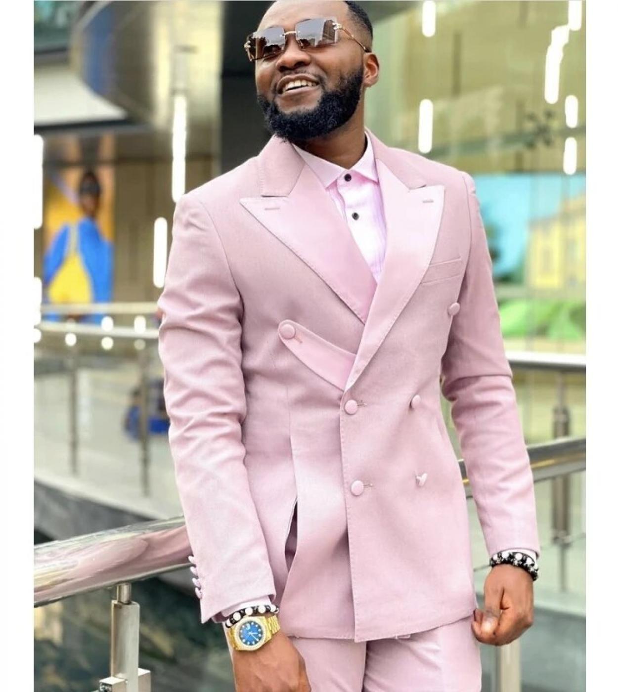 Pink slim sales fit blazer