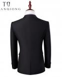 Tian Qiong Cheap Men Suit Latest Coat Pant Designs Slim Fit Mens Suits Formal Black Business Groom Wedding Suits For Me