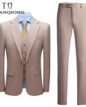 Tian Qiong Man Wedding Guest Dress Trajes de hombre de alta calidad Traje formal 3 piezas Homme Trajes casuales de negocios para