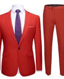 Blazerspants 2pcs Slim Fit Suits Men Notch Lapel Business Wedding Groom Leisure Tuxedo  Latest Coat Pant Designs S 6xls