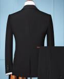Brand Men s Fashion 3 Piece Suit Sets Male Business Casual Blazers Pants Vest Set Coat Blazer Wedding Waistcoat Trouser