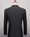  New Blazer Pant Vest Mens Boutique Suit Men Business Slim Suits Sets Wedding Dress Suit Blazers Coat Trousers Waistco