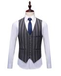 Tianqiong Mens 3pc jacket  Vest  Trouser Male Business Dress Slim Fit Thin Spring Autumn  Winter Suit  Casual Office