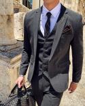 Size S7xl  Jacket  Vest  Pants  Threepiece Male Formal Business Plaids Suit Groom Wedding Dress Plaid Striped Mens S