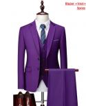 13 Colors 5xl Jacket  Vest  Pants  Highend Brand Formal Business Mens Suit Threepiece Groom Wedding Dress Solid Colo