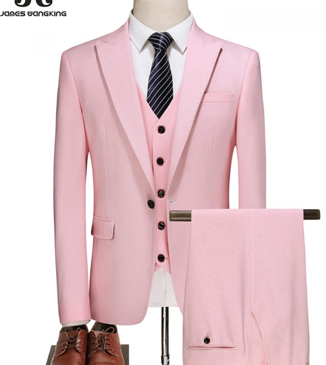  Blazer  Vest  Pants  Boutique Fashion Mens Casual Business Suit High End Social Formal Suit 3pce Set Groom Wedding