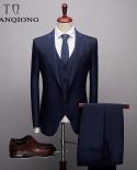 Tian Qiong Nueva llegada Boutique de alta calidad Trajes negros casuales para hombres, trajes azules para hombres Blazers Abrigo