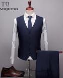Tian Qiong Nueva llegada Boutique de alta calidad Trajes negros casuales para hombres, trajes azules para hombres Blazers Abrigo