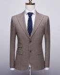 Mens Boutique Suit Men  Slim Fit Men Suits For Wedding Autumn Classic Formal Suits Brand Latest Blazers Coat Pant Desig