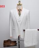 Tian Qiong Stripe Suits Men  New Spring Autumn Slim Fit Wedding Suits For Men Costume 3 Pieces Homme Formal Suit Mansuit