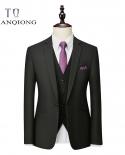 Suit Male  Spring And Autumn High Quality Custom Business Blazers Three Piece Slim Large Size Boutique Suitsuits