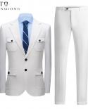 Tian Qiong 2022 New Mens Solid Color Casual Suit Mens Wedding Dresses Large Size Suit Mens Formal Wear For All Season
