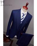  Fashion Mens Brand Casual Business Suit 3 Pieces Set  Mens Plaid Suits Blazers Trousers Pants Vest Waistcoatsuits