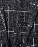 Blazers  Pants  Vest 3 Pieces Set   Mens Fashion Business Suits With Pants Plaid Suit Jacket Coat Trousers Waistcoat