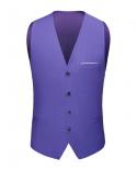 New Wedding Dress High Quality Goods Cotton Mens Fashion Design Suit Vest  Grey Black High End Mens Business Casual S