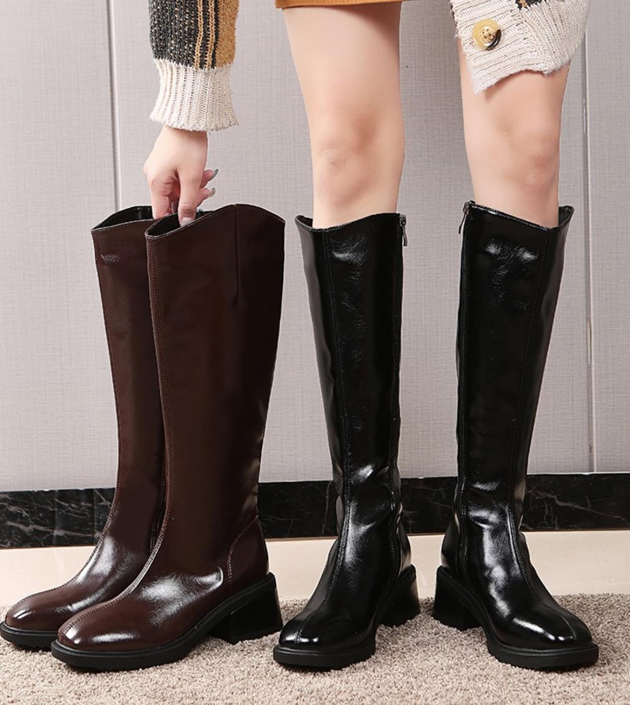 Shoe Women 2022 Designer Luxury Chelsea Boots Thigh High Knee High Fashion With Microfiber Winter Famale