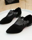 Comfort Shoes For Women Female Sandal Nubuck 2022 Summer Large Size Girls Rhinestone Beige Lace Fashion Laces Flat Close