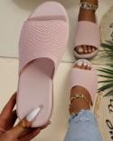 Womens Shoes Summer 2022 Plus Size Wedge Platform Sandals Soft Bottom Beach Muje Ladies Outdoor Light Closed Toe Flat S