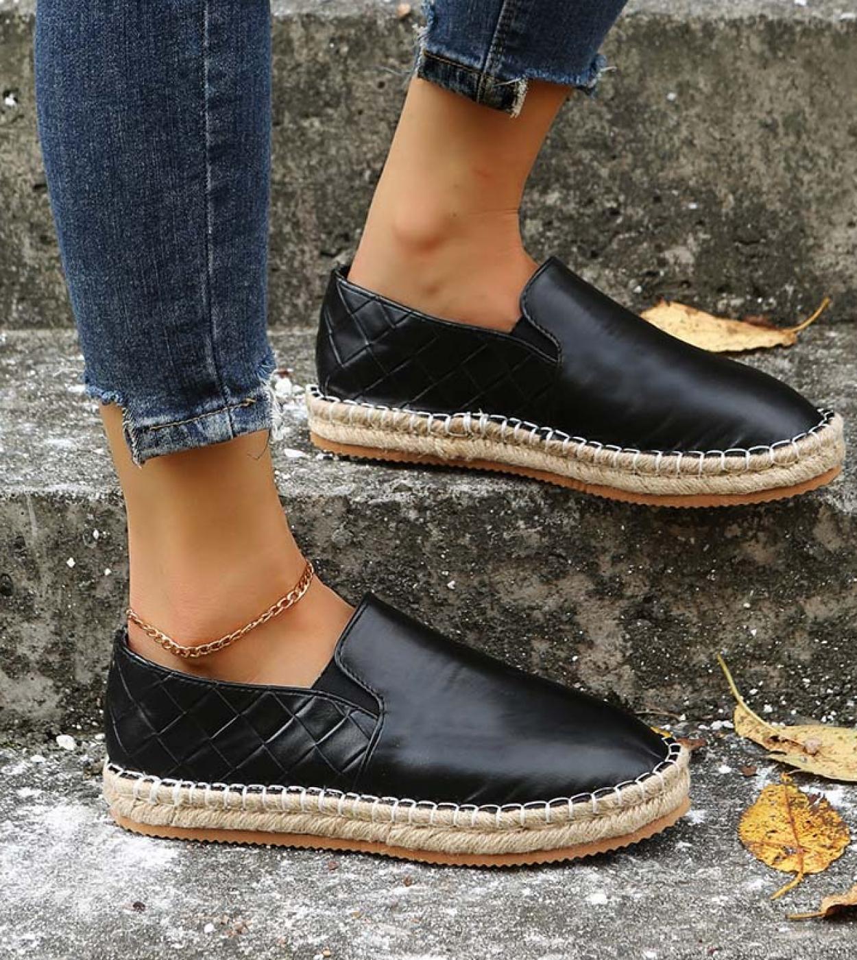 24 40 Robe bout rond Espadrilles pour femme 2022 nouveau vrai